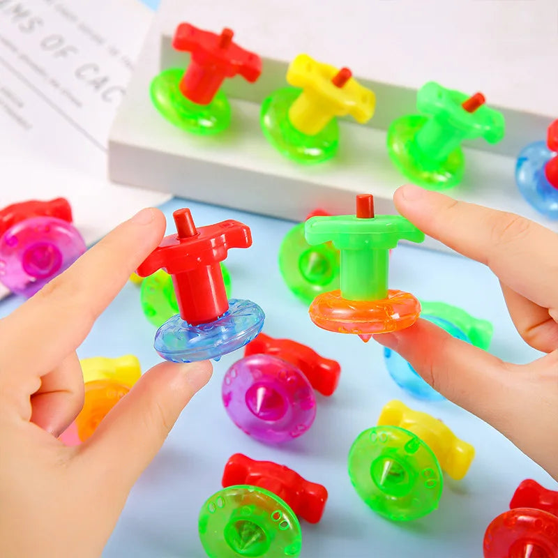 12/20pcs Mini Torsion Gyro Spinning Toys – Kids Party Favors, Christmas Gifts & Classroom Reward Prizes