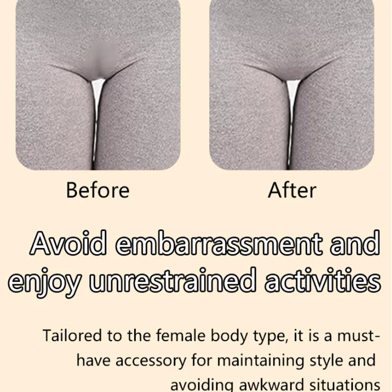 2PCS Silicone Invisible Concealer Inserts – Reusable Self-Adhesive Privacy Pads for Swimsuits, Leggings & Underwear Smooth Fit