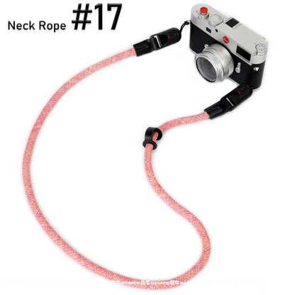 Nylon Rope Sling Quick Release Camera Strap – Wrist & Neck Shoulder Strap for Fujifilm, Sony, Nikon, Canon & Leica Mirrorless Cameras