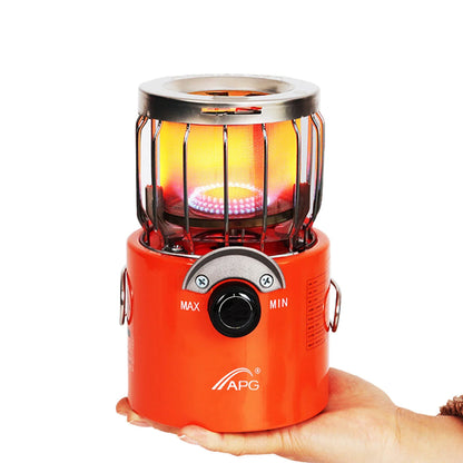 Portable 2000W Gas Heater & Stove – Outdoor Camping, Hiking, Tent & Ice Fishing Cooker with 1M Gas Pipe