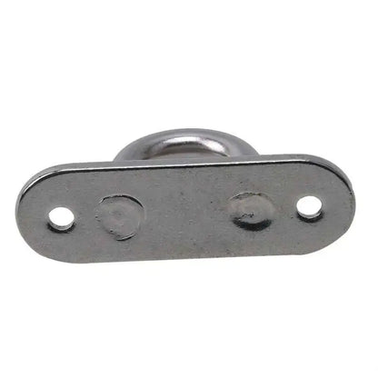 304 Marine Grade Stainless Steel Oval Eye Deck Buckle Staple Set – M5 M6 M8 Fasteners for Boat Shade Sail Mounting