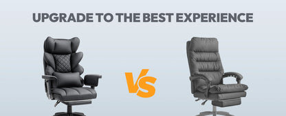 Dowinx Big & Tall Office Chair – High Back Computer Gaming Chair with Pocket Spring Cushion, Lumbar Support & Armrests