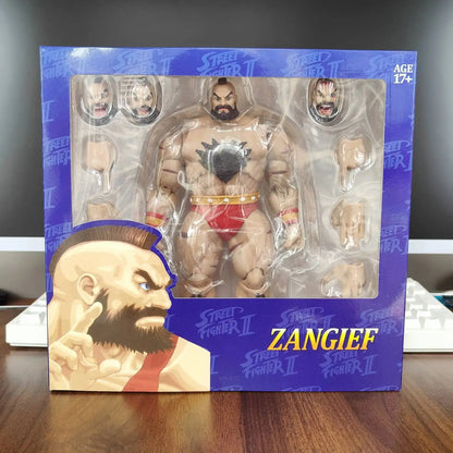 Street Fighter Action Storm Zangief Figure — ST Collection Movable Model Toy from The Final Challengers Series