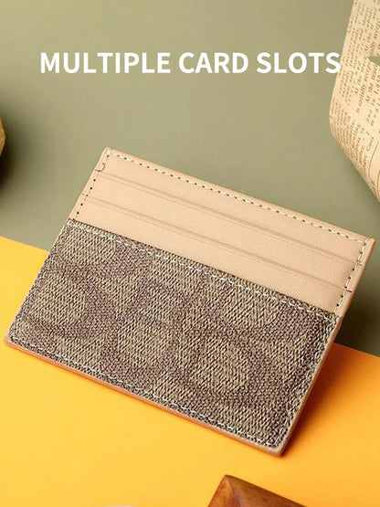 Luxury Women's Wallet - Multi-Function PU Leather Card Holder, Small Short Purse