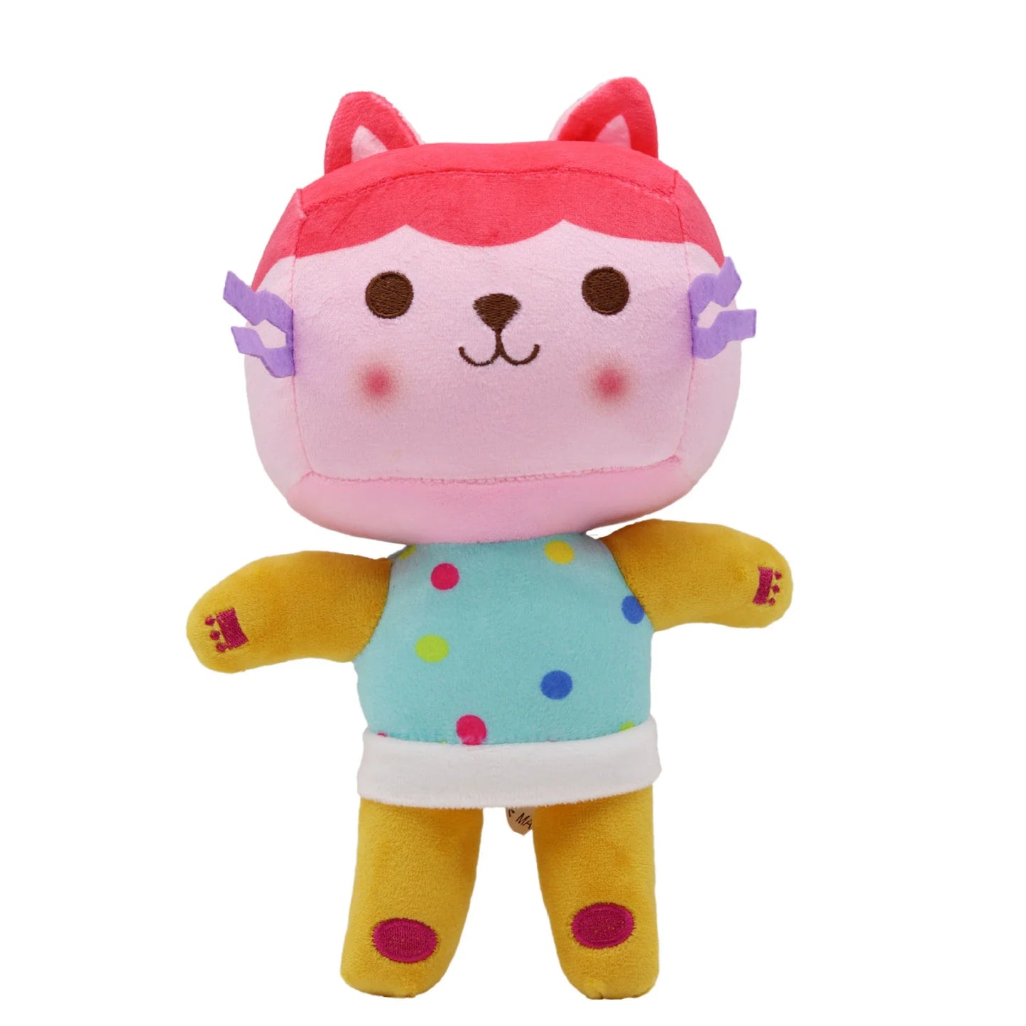 Gabby Dollhouse Plush Toys — Cute Cat & Mermaid Stuffed Dolls for Kids, Cartoon Animal Plushies