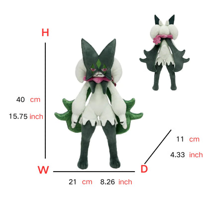 Floragato Sprigatito Meowscarada Plush Toy – Kawaii Anime Stuffed Figure, Birthday Gift for Kids