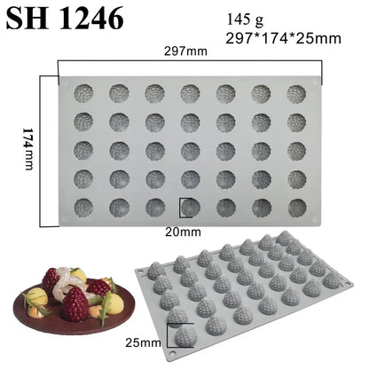 35-Cell Silicone Candy & Chocolate Mold — Jelly, Cake, Ice Cube & Dessert Baking Tool