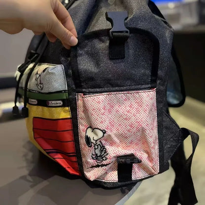 Snoopy Cartoon Backpack - Cute Large Capacity Lightweight Student Commuter Shoulder Bag