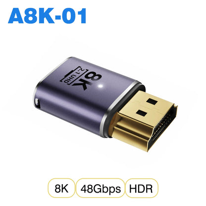 HDMI-Compatible Cable Adapter – Mini/Micro HDMI to HDMI 2.1 Converter, 48Gbps, 8K60Hz, 4K120Hz for PS4, PS5, Laptop, PC, Projector