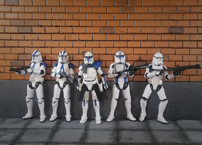 Star Wars 3.75" Clone Trooper Action Figure — 1/18 501st & 187th Legion REX ARF P1/P2 Toy Model