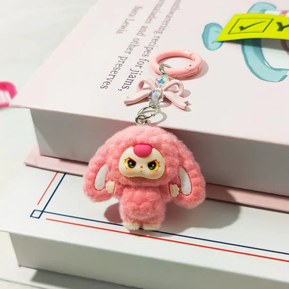Kawaii Plush Keychain – Cute Aesthetic Bag Charm for Women, Wedding & Party Gifts