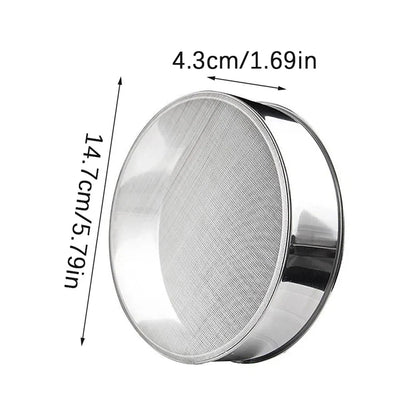 Fine Mesh Kitchen Sieve - Flour, Tea, Pasta & Rice Strainer for Baking and Cooking