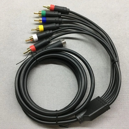 SEGA Saturn RGB/RGBS RCA Composite AV Cable for PVM BVM NEC XM Scalers BNC RGB+Sync Retro Gaming Video Connection Cable