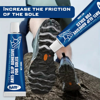 KJM Anti-Slip Sole Gel 35ml – High Traction Grip Enhancer for All Footwear, Easy Apply & Durable Non-Slip Solution