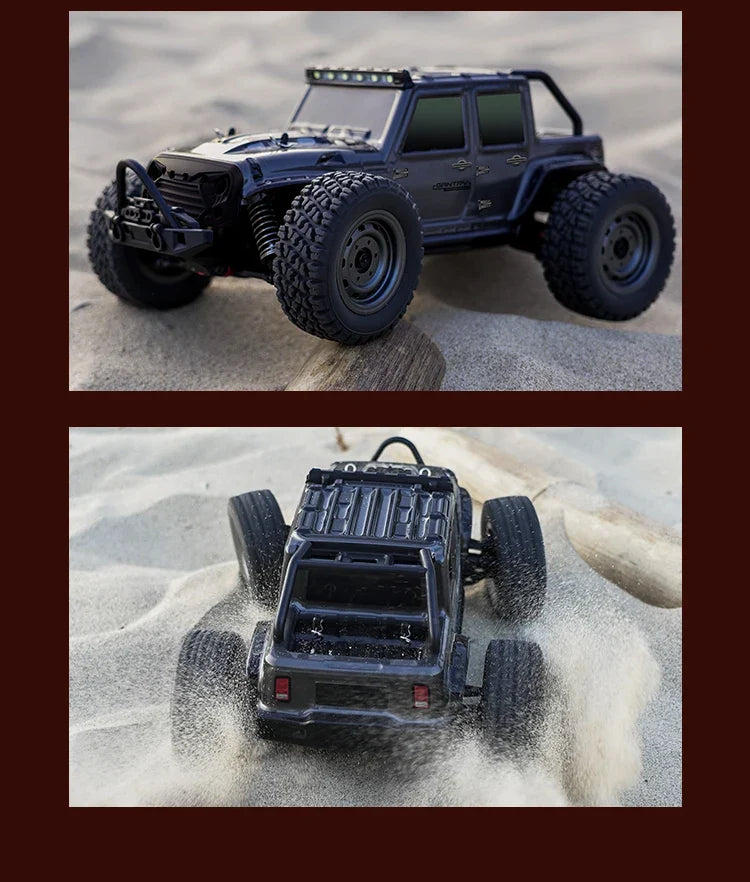 ZWN 1:16 4WD RC Monster Truck – 70KM/H High-Speed Drift Remote Control Car with LED for Kids, vs Wltoys 144001
