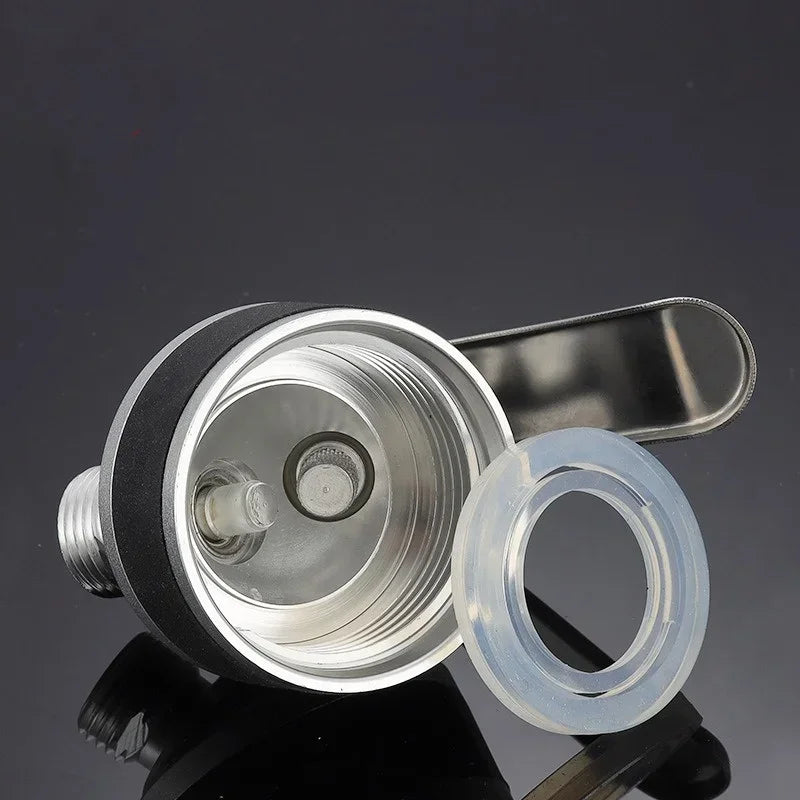 JUSTINLAU Stainless Steel Whipped Cream Dispenser - Cake Piping Siphon Bottle for Desserts & Cream