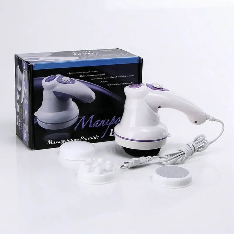 Innovative 4-in-1 Electric Body Slimming Massager - Handheld Infrared Roller for Cellulite Reduction on Arms, Legs, Hips, and Belly