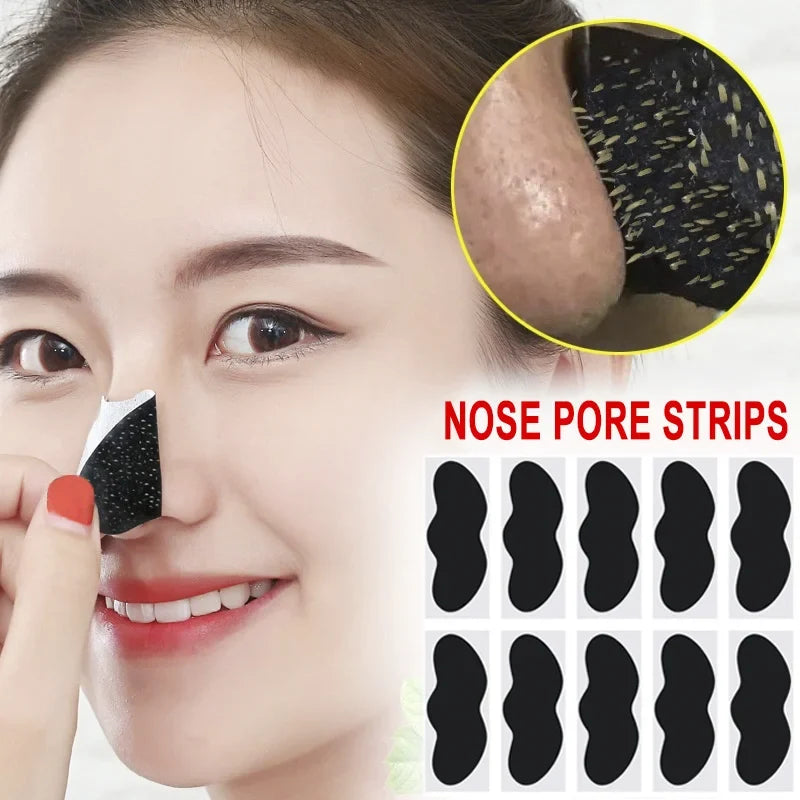 Deep Cleansing Nose Strips - Blackhead Removal Pore Cleaning Facial Care Tool (10/50/100 Pieces)