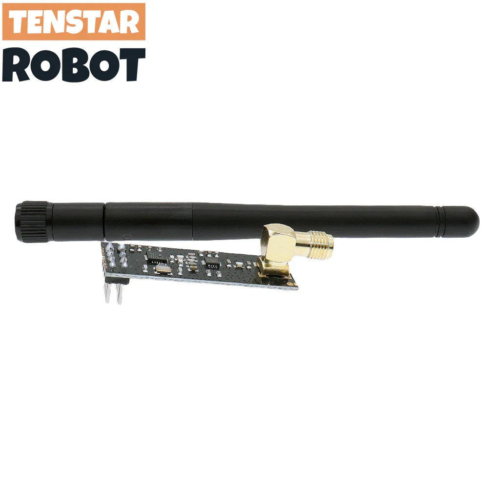 NRF24L01+PA+LNA 2.4GHz Wireless Module — Long-Distance 1100m Transmission with Antenna