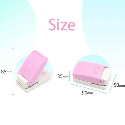 Random Color Creative Keychain Hole Punch – DIY Scrapbook Embossing & Craft Tool