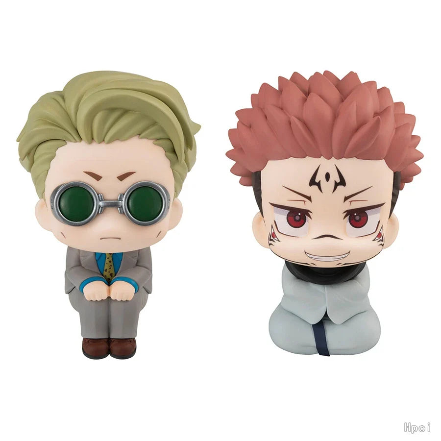 10cm Jujutsu Kaisen Q-Version Anime Figures — Satoru Gojo, Geto Suguru, Fushiguro Toji & Okkotsu Yuta Action Collectibles