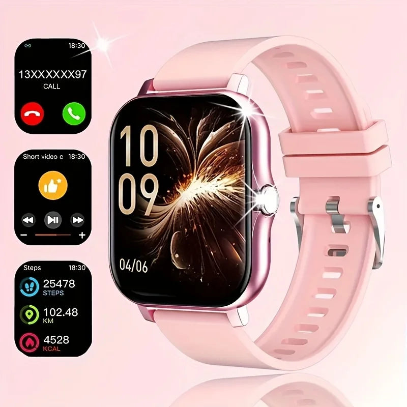 2025 New Upgrade Smartwatch – 1.83" Full Touch Display, Bluetooth Call, Sports Tracking for Men & Women, Android & iOS Compatible
