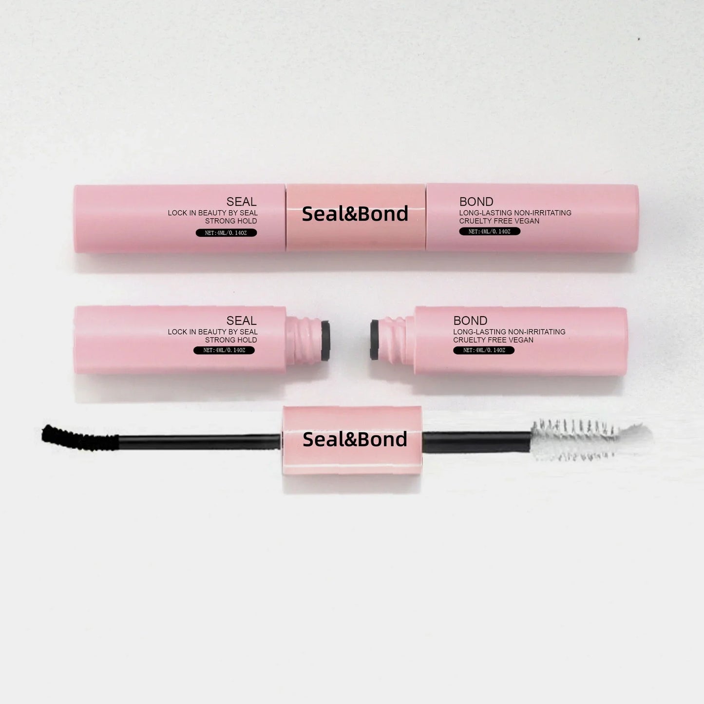 48H Eyelash Glue and Seal for Clusters – Strong Hold, Long-Lasting Lash Adhesive for Extensions
