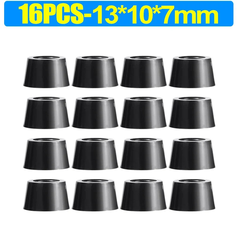 8/80pcs Rubber Furniture Pads - Non-Slip Floor Protectors & Chair Leg Bumper Gaskets for Tables and Cutting Boards