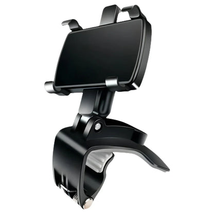 Car Dashboard Phone Holder – 360° Rotating Auto Grip Bracket, Foldable Rearview Mirror Navigation Mount