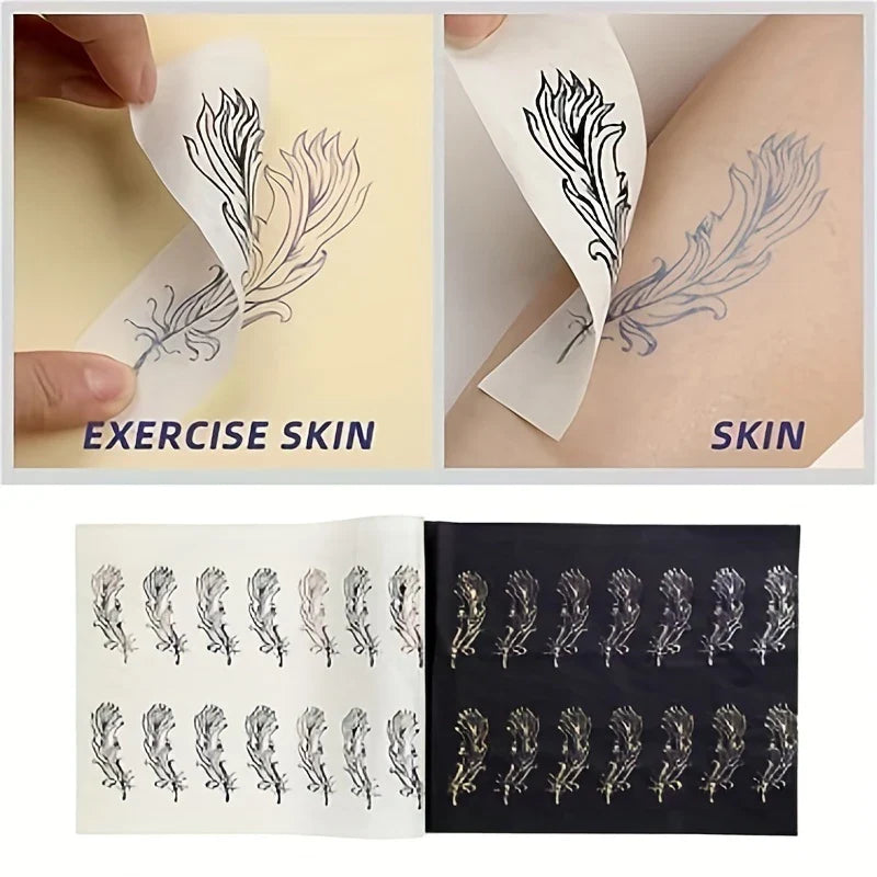 JC TATTOO A4 Size Transfer Paper – Thermal Tattoo Stencil Copy Paper for Transfer Machines