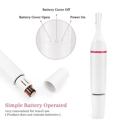 5-in-1 Women’s Painless Electric Hair Remover & Epilator — Portable Razor Trimmer for Legs, Bikini & Body Care
