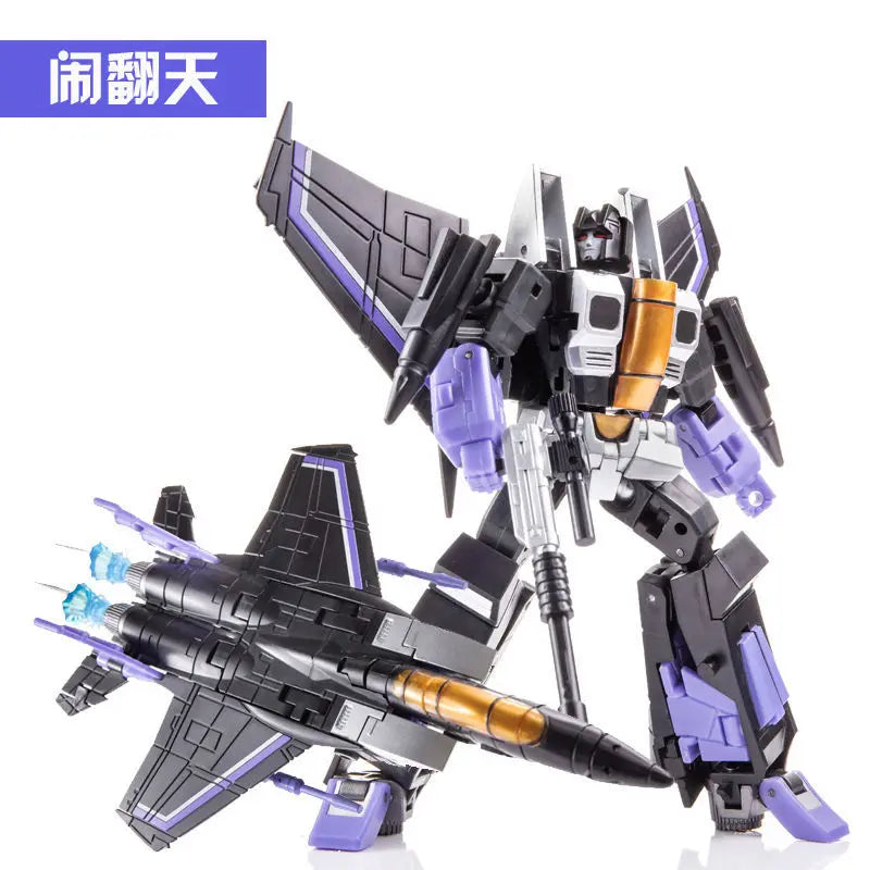 JINBAO FG0103 FG04 Starscream Skywarp Thundercracker F-15 Deformation Robot Action Figure Model – Anime Transformer Toy Set