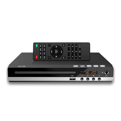 DVD Player VCD CD Multimedia Machine – HDMI-Compatible with AV Output, Remote Control & AV Cable
