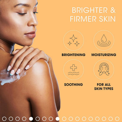 500ml Whitening Body Lotion with Alpha Hydroxy Acids, Vitamin C & E – Fast Moisturizing & Lightening Cream for Skin Brightening