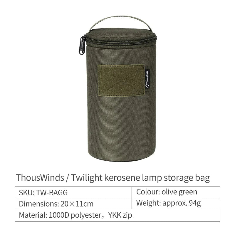 ThousWinds Twilight Kerosene Camping Lantern – Portable Retro Oil Lamp for Outdoor Picnic and Backpacking
