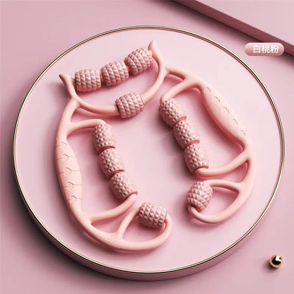 12-Round Circular Leg Slimming Massage Clamp – Muscle Stretching & Relaxation Tool