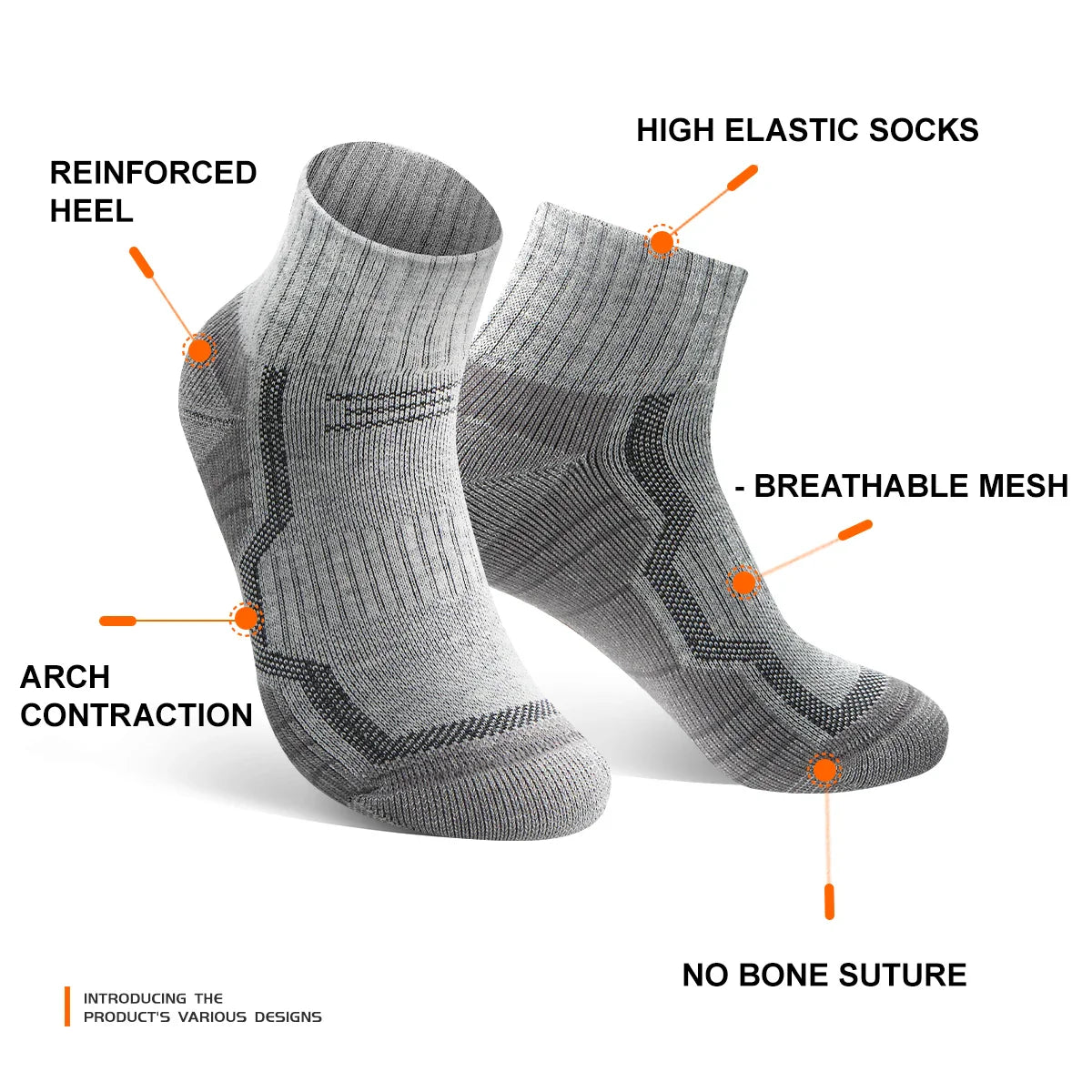 WRELS Merino Wool Thermal Socks – Winter Warm Compression Socks for Skiing, Hiking, Snowboarding & Climbing, Thick Merino Wool Sports Socks