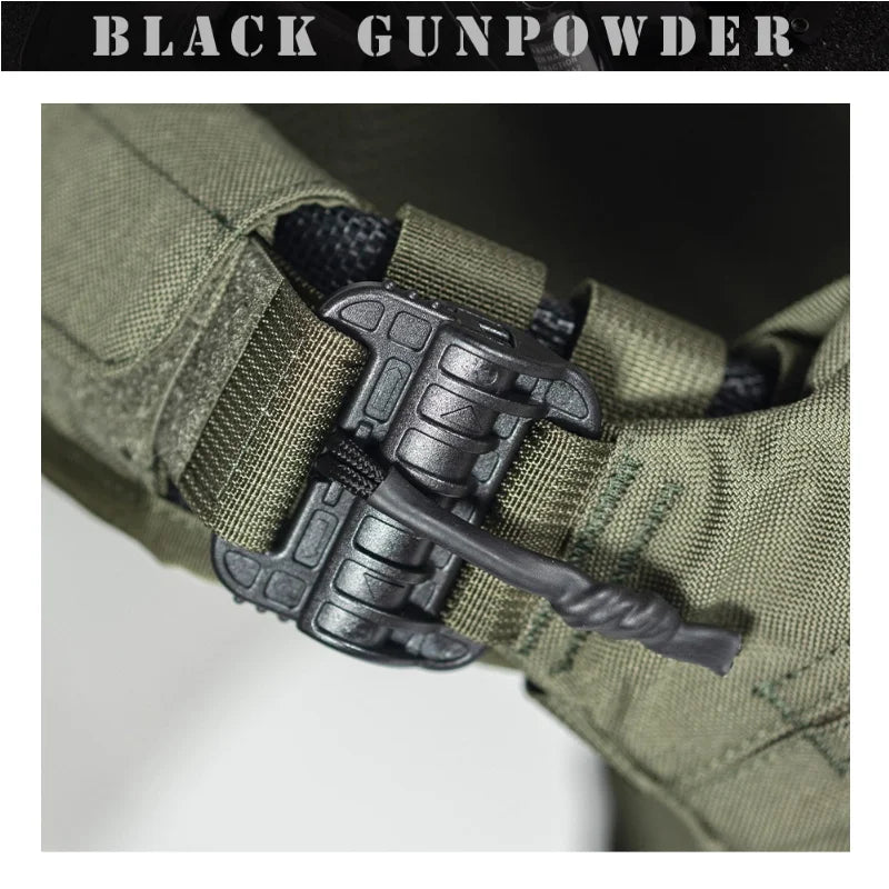 1000D Tactical Lightweight Vest – Anti-Infrared Flame Retardant Quick-Detach Compact Gear Vest