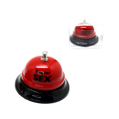 Creative Red Metal Sex Bell Ring – Fun Couple Flirting Novelty Toy & Gift