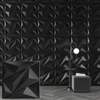 KUUJOJO 3D Textured Wall Panels – Indoor Wall Decoration for Living Room, Bedroom, Hotel, Office, Tape