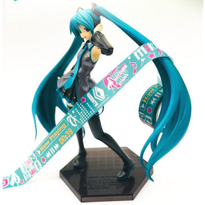 Hatsune Miku Anime Washi Tape — Waterproof Cartoon Paper Tape for Crafts, School Stationery & Gifts