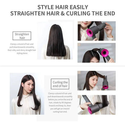 Supersonic Hair Dryer Nozzle Attachment for Dyson Airwrap HD – Straightening Clamp Plate for Hair Styling