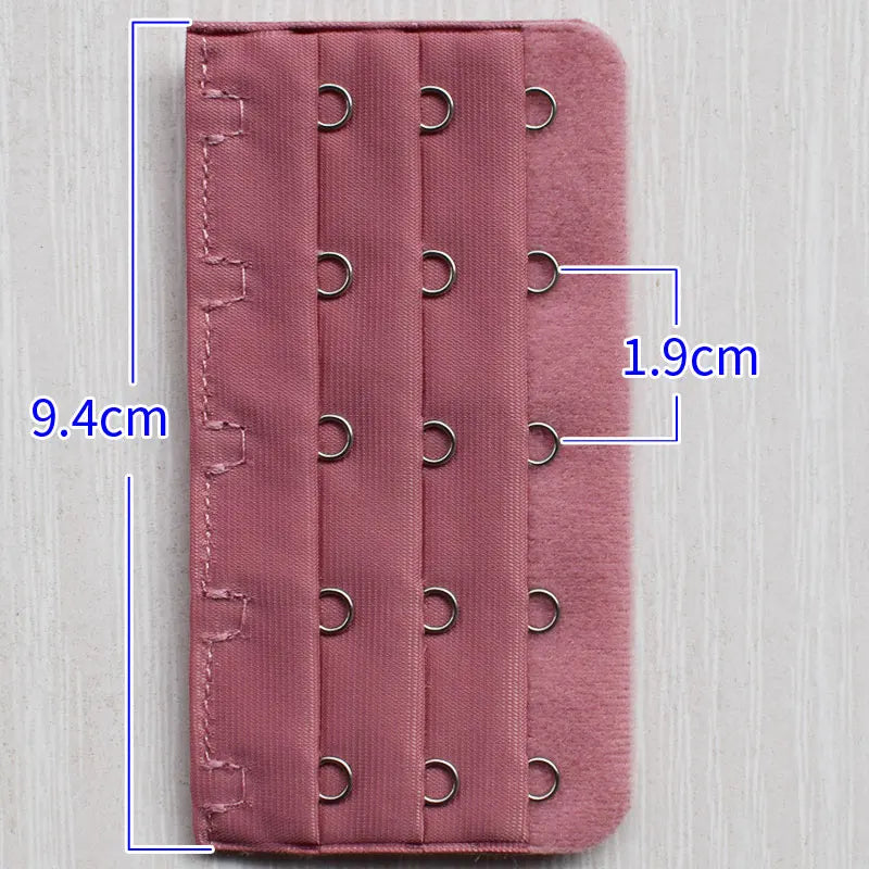 2PCS/4PCS Strap Extender Set – 3-Hook, 5-Row Adjustable Candy Color Bra Extenders for Women