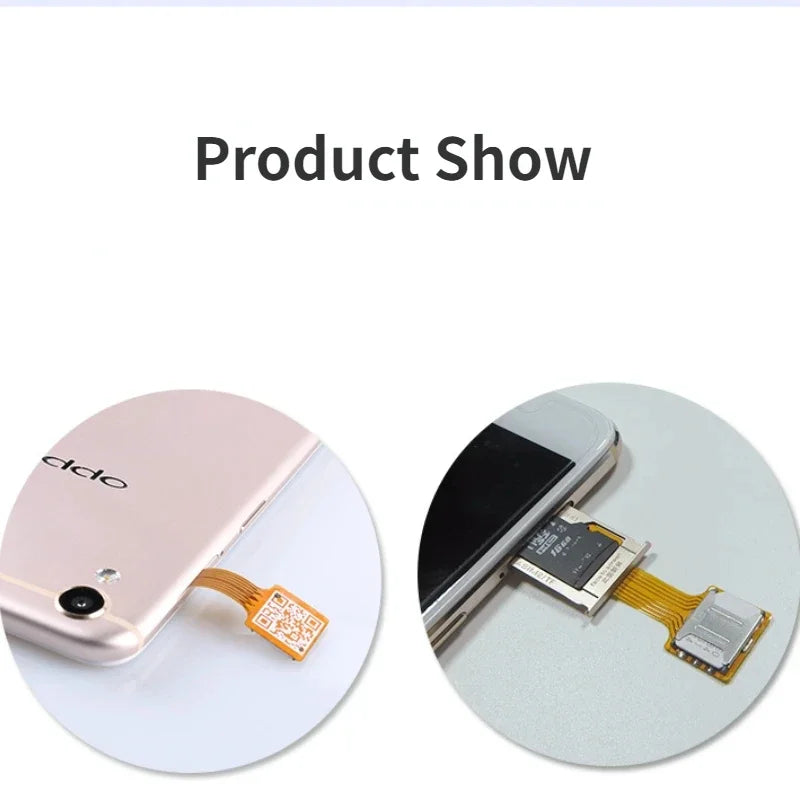 Dual SIM Extender Card Adapter – Micro SD TF Hybrid Slot for Nano SIM, Universal Android Phone Card Switch