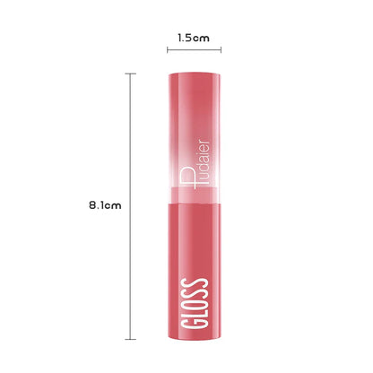 Watery Mirror Lipstick – White, Moisturizing Lip Gloss with Water-Light Shine, Non-Sticky Formula