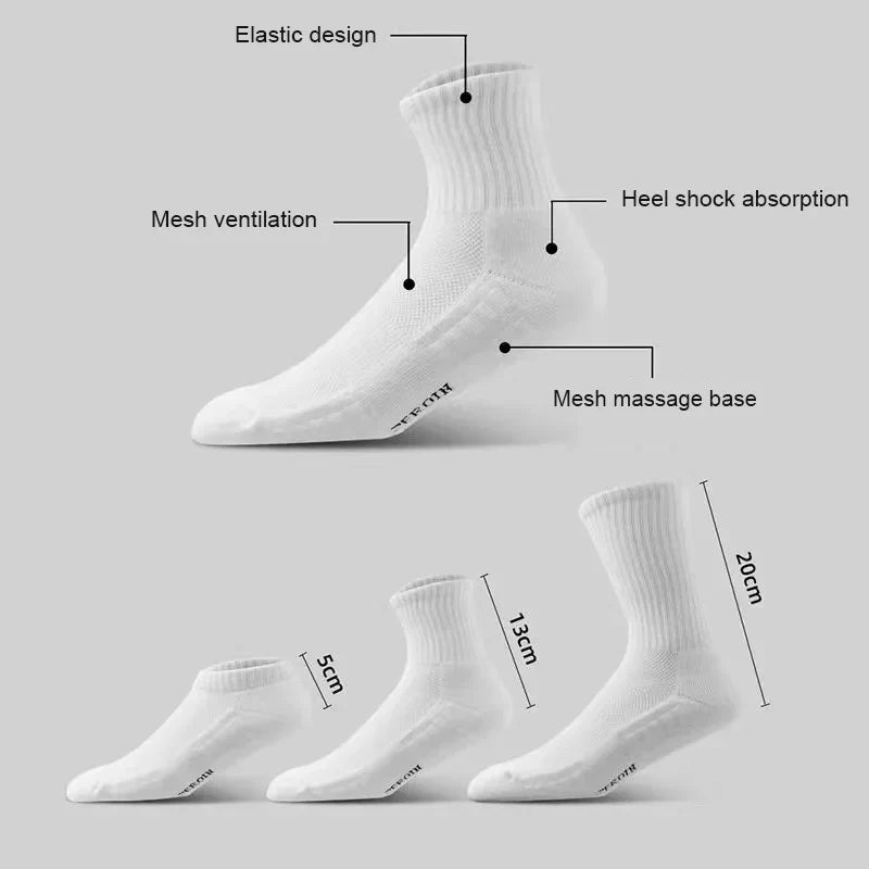 Men’s Winter Cotton Socks – Deodorant, Thickened Towel Bottom with Velvet, Mid-Tube Sports & Basketball Socks