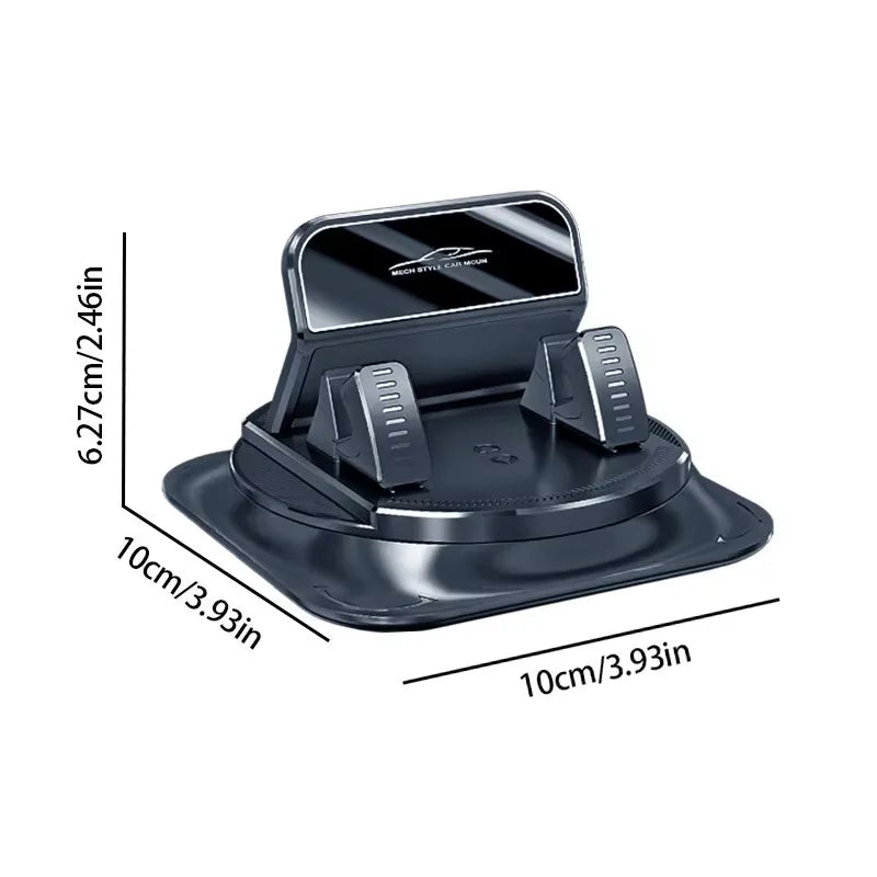 Car Dashboard Phone Holder - Anti-Slip Silicone 360° Rotating Universal Navigation Mount