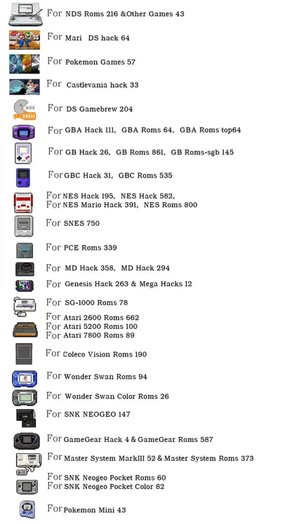NDS 7800-in-1 R4 Game Card – Zelda-Themed Handheld Flash Cartridge for 3DS & NDS, Gift Collection
