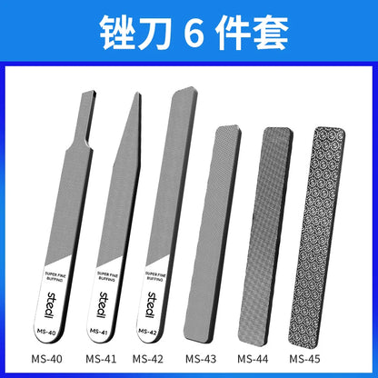 Stedi MS-46 Glass File Grinding Tool – Washable Durable Model Polisher for Military Kits, Optional #320–#1000 Mesh