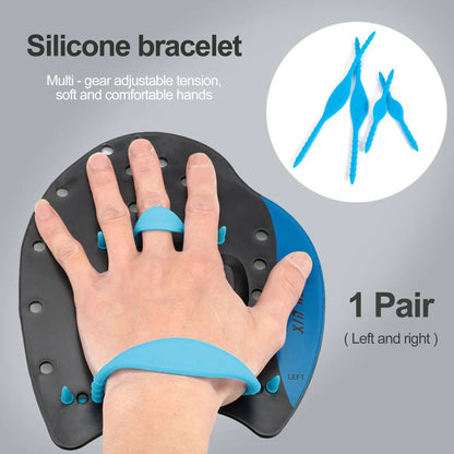 Swim Training Hand Paddles - Unisex Hand Fins for Adults and Kids - Enhance Swimming Skills for Men, Women, and Children
